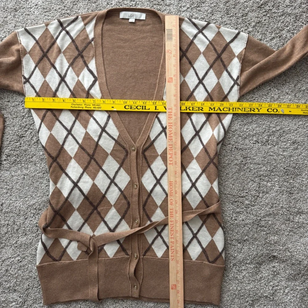 LOFT longline cardigan